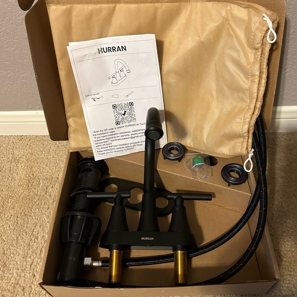 New in Box! Black Matte Faucet - Picture 2 of 8